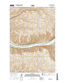 Wades Bar 2017 topographic map thumbnail