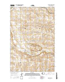 Wagner Lake 2017 topographic map thumbnail
