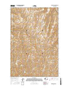 Waitsburg NW 2017 topographic map thumbnail