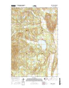 Waitts Lake 2017 topographic map thumbnail