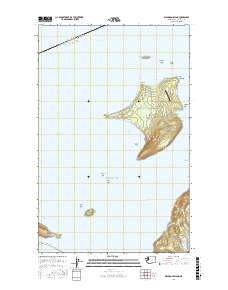 Waldron Island 2017 topographic map thumbnail
