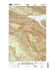 Wallace Lake 2017 topographic map thumbnail