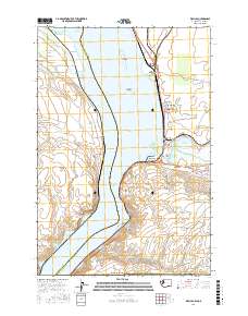 Wallula 2017 topographic map thumbnail