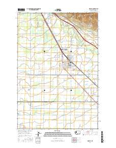 Wapato 2017 topographic map thumbnail