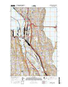 Seattle South 2017 topographic map thumbnail