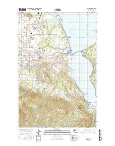Sequim 2017 topographic map thumbnail