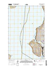 Shilshole Bay 2017 topographic map thumbnail