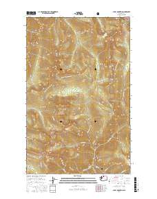 Shull Mountain 2017 topographic map thumbnail