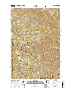 Siouxon Peak 2017 topographic map thumbnail