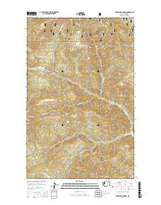 Sitdown Mountain 2017 topographic map thumbnail