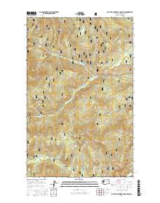 South Huckleberry Mountain 2017 topographic map thumbnail