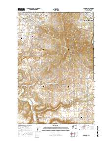 Spokane SE 2017 topographic map thumbnail