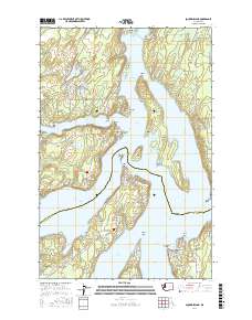 Squaxin Island 2017 topographic map thumbnail