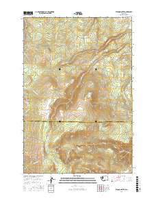 Stagman Butte 2017 topographic map thumbnail