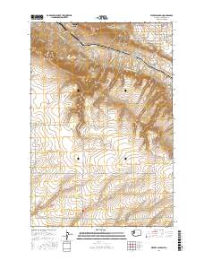 Webber Canyon 2017 topographic map thumbnail