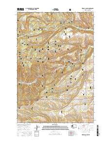 Weddle Canyon 2017 topographic map thumbnail