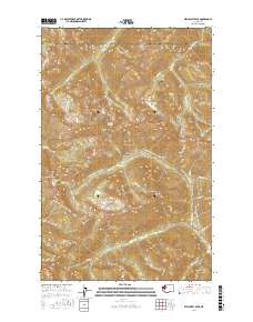Wellesley Peak 2017 topographic map thumbnail