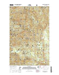 Winchester Peak 2017 topographic map thumbnail