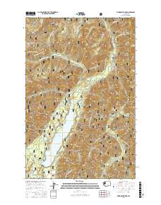 Wynoochee Lake 2017 topographic map thumbnail