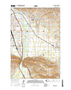 Yakima East 2017 topographic map thumbnail