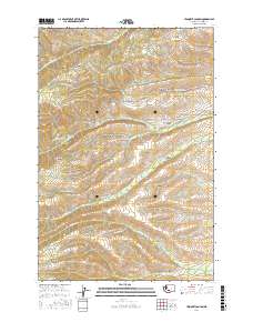 Yesmowit Canyon 2017 topographic map thumbnail