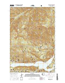 Rimrock Lake 2017 topographic map thumbnail