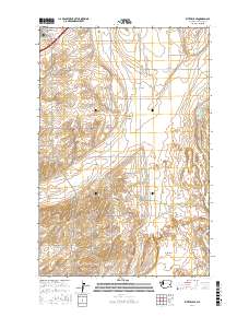 Ritzville SE 2017 topographic map thumbnail