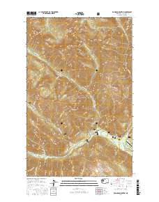 Robinson Mountain 2017 topographic map preview