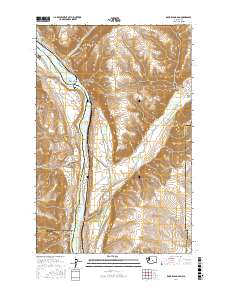 Rock Island Dam 2017 topographic map thumbnail
