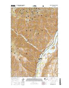 Rocky Reach Dam 2017 topographic map thumbnail
