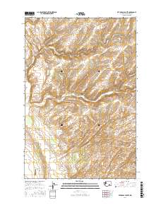 Rye Grass Coulee 2017 topographic map thumbnail
