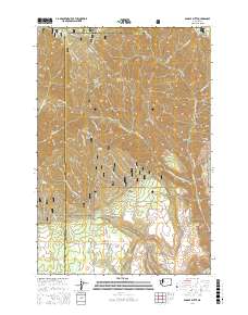 Saddle Butte 2017 topographic map thumbnail