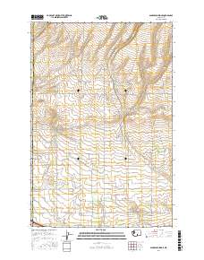 Sagebrush Ridge 2017 topographic map thumbnail