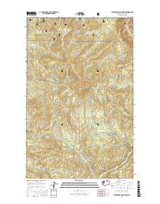 Strawberry Mountain 2017 topographic map thumbnail