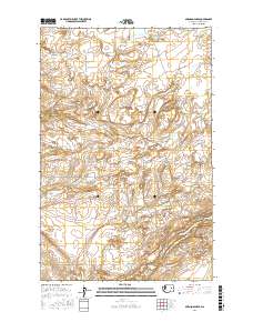 Swanson Lakes 2017 topographic map thumbnail