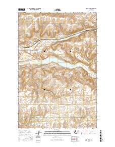 Sylvan Lake 2017 topographic map thumbnail
