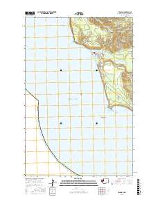 Taholah 2017 topographic map thumbnail