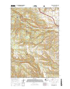 Taneum Canyon 2017 topographic map thumbnail