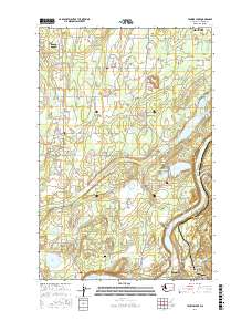 Tanwax Lake 2017 topographic map thumbnail