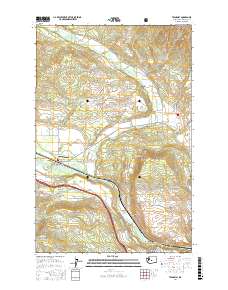 Teanaway 2017 topographic map thumbnail