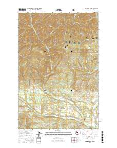 Teanaway Butte 2017 topographic map thumbnail