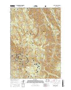 Mount Fanny 2017 topographic map thumbnail