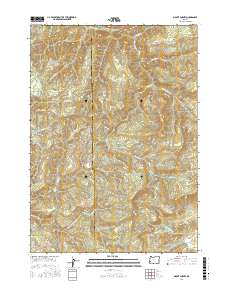 Mount Gurney 2017 topographic map thumbnail
