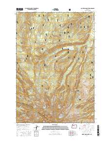 Mount Hood North 2017 topographic map thumbnail