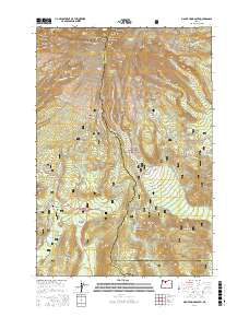 Mount Hood South 2017 topographic map thumbnail