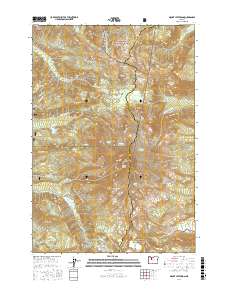 Mount Jefferson 2017 topographic map preview