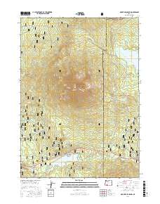 Mount McLoughlin 2017 topographic map thumbnail
