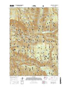 Mount Mitchell 2017 topographic map preview