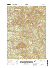 Mount Nebo 2017 topographic map thumbnail