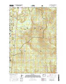 Mount Wilson 2017 topographic map thumbnail